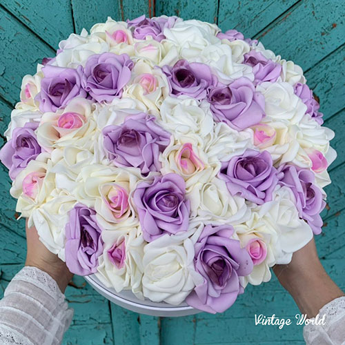 50 szalas munich virágdoboz rózsadoboz virágküldés