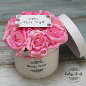 vintage rózsadoboz