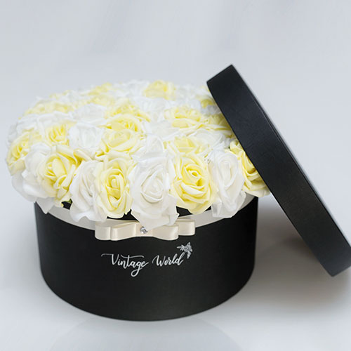 budapest_50c_viragdoboz virágküldés habrózsa budapest rózsadoboz