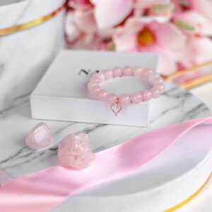 Pink Dream rózsakvarc karkötő