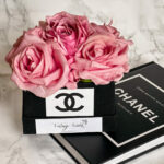 Chanel rózsadoboz szögletes