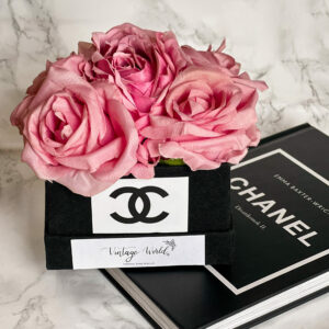 Chanel rózsadoboz szögletes