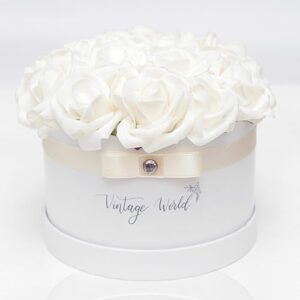 virágküldés habrózsa london rózsadoboz