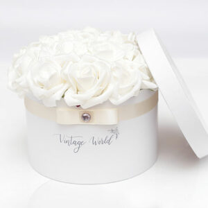 virágküldés habrózsa london rózsadoboz