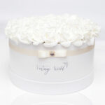 virágküldés habrózsa london rózsadoboz