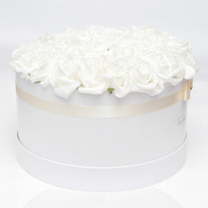 virágküldés habrózsa london rózsadoboz