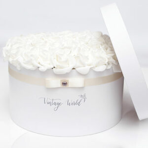 virágküldés habrózsa london rózsadoboz