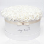 virágküldés habrózsa london rózsadoboz