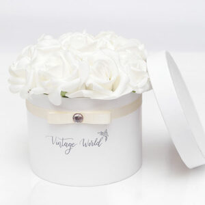 virágküldés habrózsa london rózsadoboz