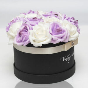 virágküldés habrózsa madrid rózsadoboz