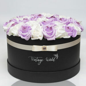 virágküldés habrózsa madrid rózsadoboz