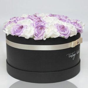 virágküldés habrózsa madrid rózsadoboz