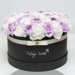 virágküldés habrózsa madrid rózsadoboz