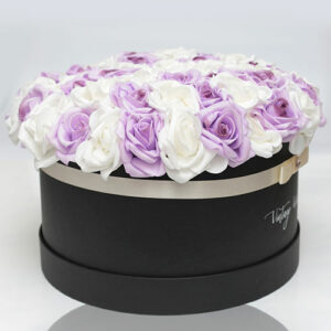 virágküldés habrózsa madrid rózsadoboz