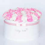 virágküldés habrózsa miami rózsadoboz