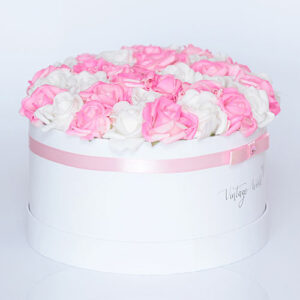 virágküldés habrózsa miami rózsadoboz