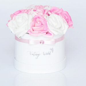 virágküldés habrózsa miami rózsadoboz