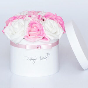 virágküldés habrózsa miami rózsadoboz