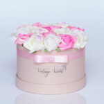 virágküldés habrózsa milano rózsadoboz