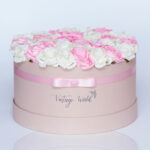 virágküldés habrózsa milano rózsadoboz