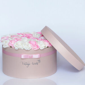 virágküldés habrózsa milano rózsadoboz