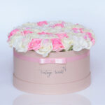 virágküldés habrózsa milano rózsadoboz