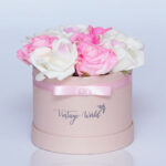 virágküldés habrózsa milano rózsadoboz