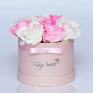 virágküldés habrózsa milano rózsadoboz