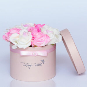 virágküldés habrózsa milano rózsadoboz