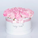 virágküldés habrózsa new york rózsadoboz