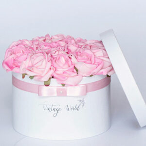 virágküldés habrózsa new york rózsadoboz