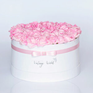 virágküldés habrózsa new york rózsadoboz