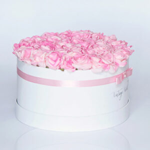 virágküldés habrózsa new york rózsadoboz