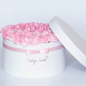 virágküldés habrózsa new york rózsadoboz