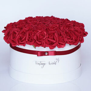 virágküldés habrózsa paris rózsadoboz