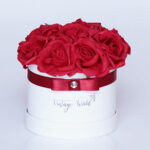 virágküldés habrózsa paris rózsadoboz