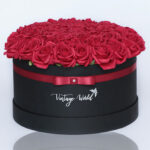 virágküldés habrózsa petersburg rózsadoboz