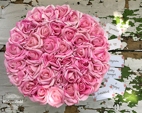 35 szalas new york virágdoboz rózsadoboz virágküldés