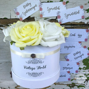 virágdoboz rózsadoboz virágküldés