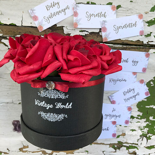 9 szalas paris rozsadoboz virágdoboz rózsadoboz virágküldés