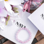 NAYA 'Hála' rózsakvarc karkötő