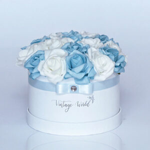 virágküldés habrózsa zurich rózsadoboz