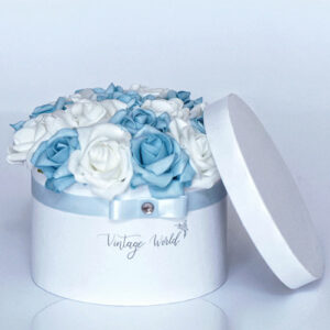 virágküldés habrózsa zurich rózsadoboz