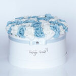 virágküldés habrózsa zurich rózsadoboz