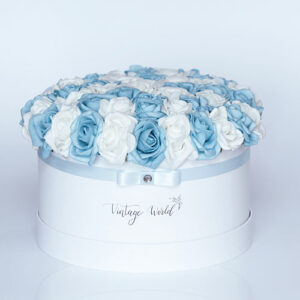 virágküldés habrózsa zurich rózsadoboz