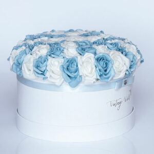 virágküldés habrózsa zurich rózsadoboz