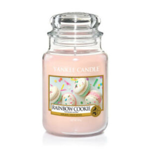 RAINBOW COOKIE ÜVEGGYERTYA
