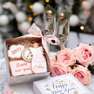 Happy New Year - biscuit box