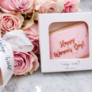 Women's Day Special Biscuit - with Happy Women's day label