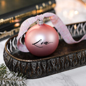Christmas ornament - pink